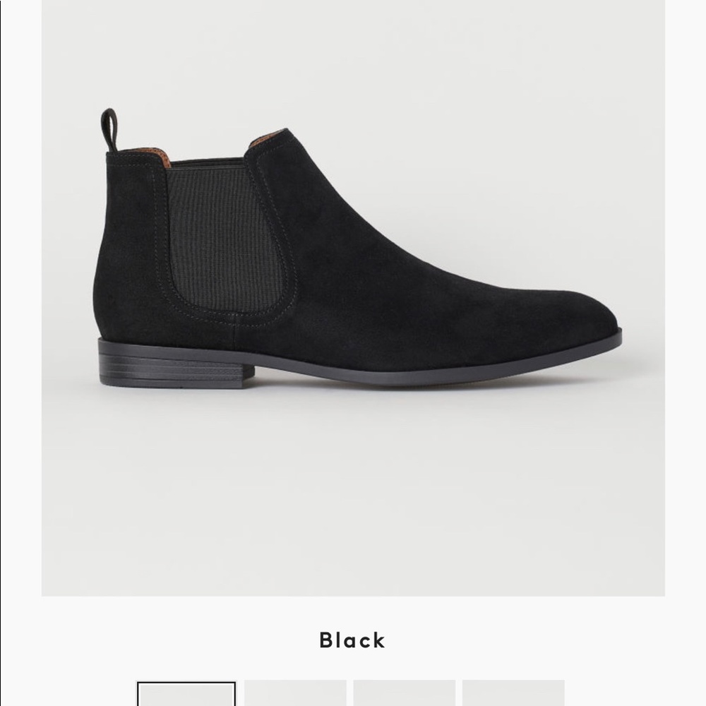 H&M Black men Chelsea boots